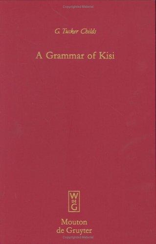 Cover for A Grammar of Kisi