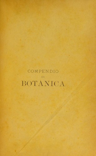 Cover for Compendio de bot©Łnica elemental