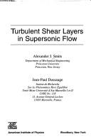Cover for Turbulent shear layers in supersonic flow