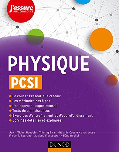 Cover for Physique PCSI