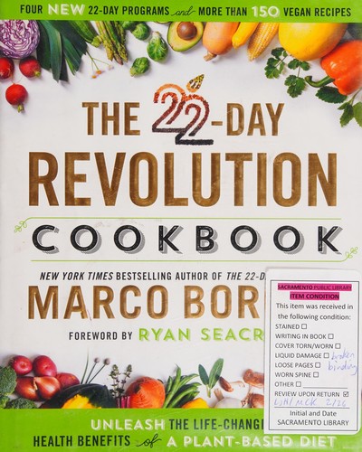 Cover for The 22-day revolution cookbook