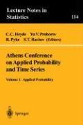 Cover for Athens Conference on Applied Probability and Time Series Analysis.