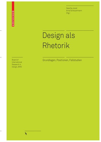 Cover for Design als Rhetorik