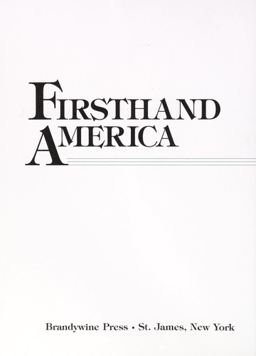 Cover for Firsthand America