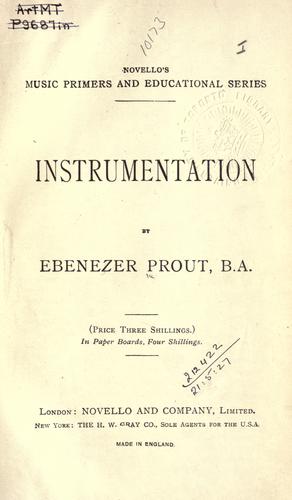 Cover for Instrumentation.