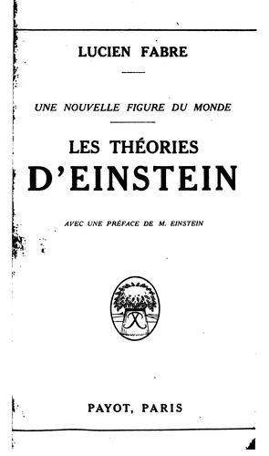 Cover for Une nouvelle figure du monde