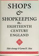 Cover for Shops and shopkeeping in eighteenth-century England