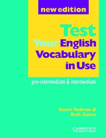 Cover for Test your English Vocabulary in Use