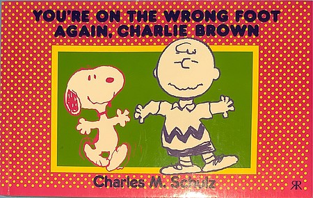 Cover for You're on the Wrong Foot Again, Charlie Brown