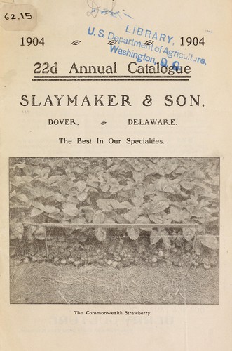 Cover for 22d annual catalogue