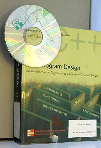 Cover for C++ Program Design