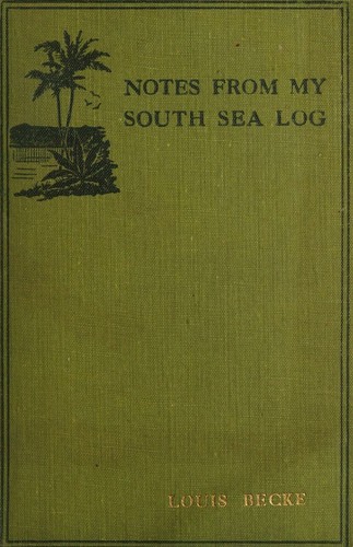 Cover for Notes from my South Sea log