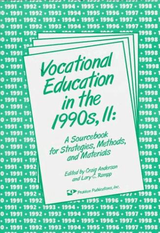 Cover for Vocational education in the 1990s, II