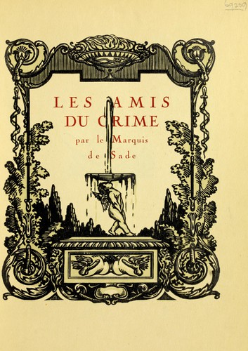 Cover for Les amis du crime