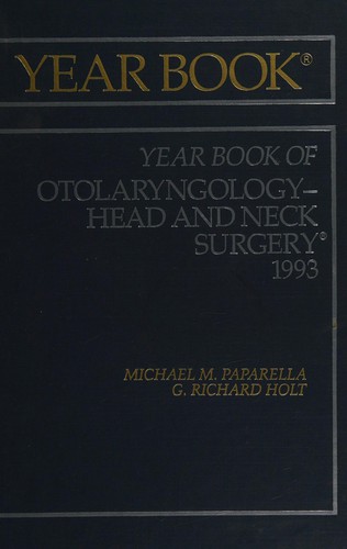 Cover for Otolaryngology - Head And Neck Surgery (Year Book of Otolaryngology - Head & Neck Surgery)