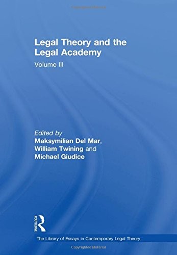 Cover for Legal theory and the legal academy