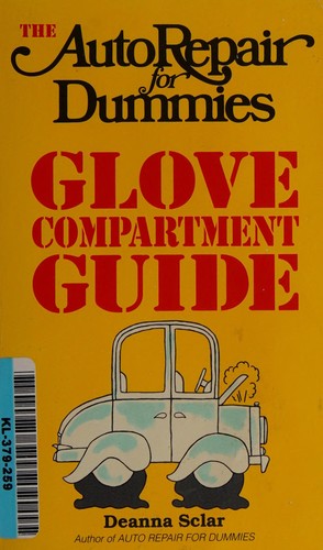 Cover for Auto repair for dummies glove compartment guide