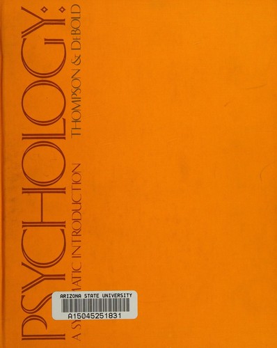 Cover for Psychology: a systematic introduction
