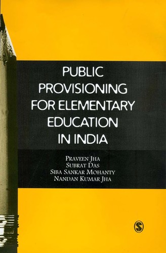 Cover for Public provisioning for elementary education in India