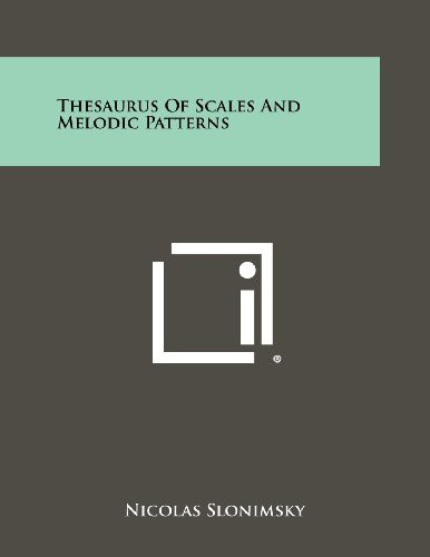 Cover for Thesaurus Of Scales And Melodic Patterns
