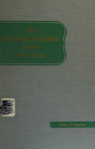 Cover for The business teacher learns from cases