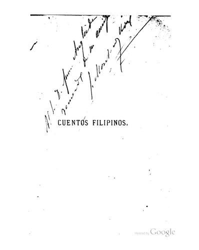 Cover for Cuentos filipinos