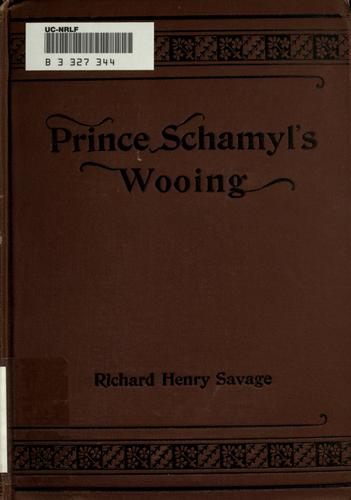 Cover for Prince Schamyl's wooing