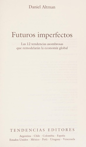 Cover for Futuros Imperfectos