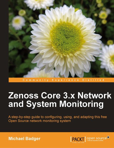Cover for Zenoss core 3.x network and system monitoring