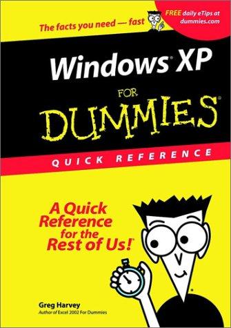 Cover for Windows XP for Dummies Quick Reference