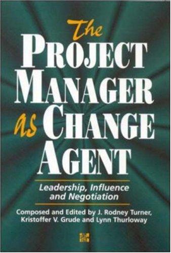Cover for The project manager as change agent