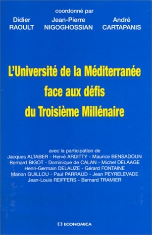Cover for L'Université de la Méditerranée face aux défis du troisième millénaire