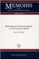 Cover for Matching of orbital integrals on GL(4) and GSp(2)