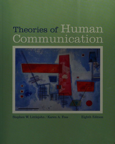 Cover for Theories of human communication