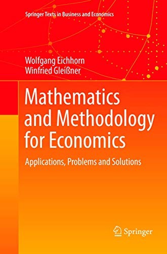 Cover for Mathematics and Methodology for Economics