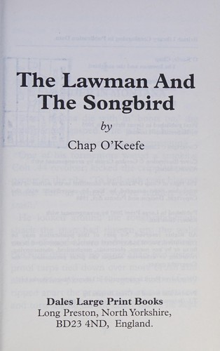 Cover for The lawman and the songbird
