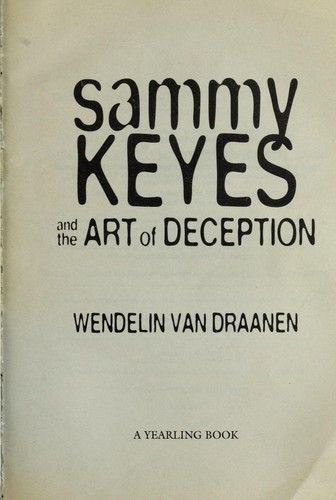 Cover for Sammy Keyes and the art of deception