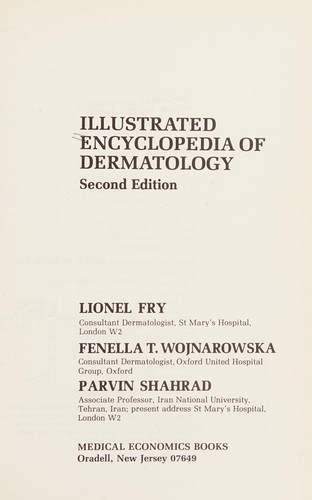 Cover for Illustrated encyclopedia of dermatology