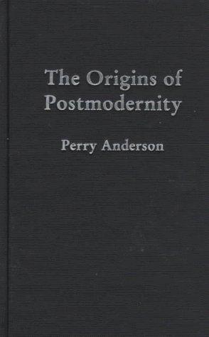 Cover for The origins of postmodernity