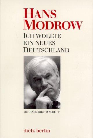 Cover for Ich wollte ein neues Deutschland