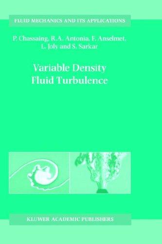 Cover for Variable Density Fluid Turbulence (Fluid Mechanics and Its Applications)