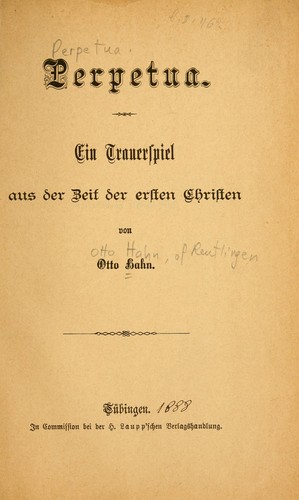 Cover for Perpetua
