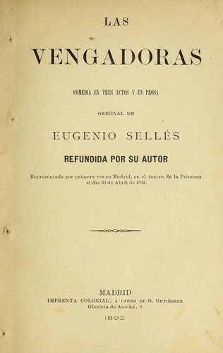 Cover for Las vengadoras