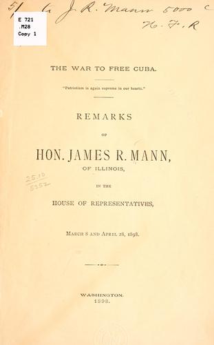 Cover for The war to free Cuba ...