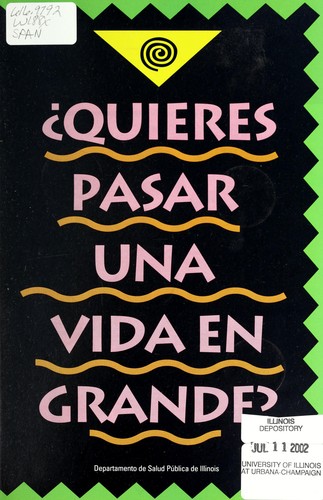 Cover for Quieres pasar una vida en grande?