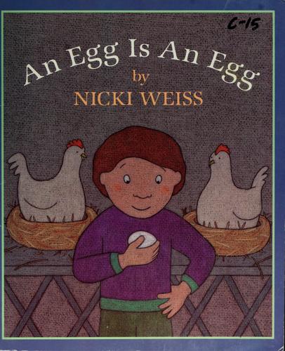 Cover for An egg is an egg