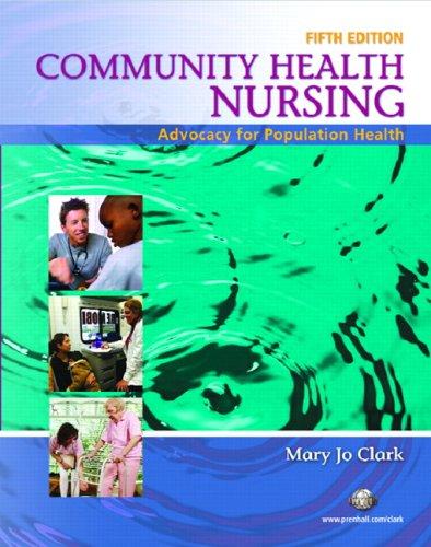 Cover for Community Health Nursing
