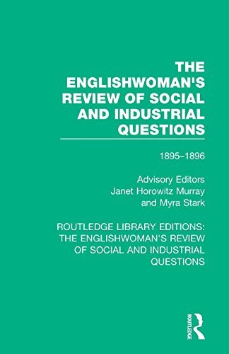 Cover for The Englishwoman's Review of Social and Industrial Questions