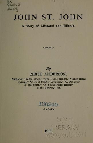 Cover for John St. John