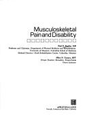 Cover for Musculoskeletal pain and disability